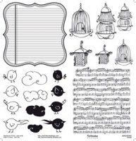 Transparent BIRD SONG - Fanfreluches