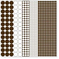 Transparent MOD CIRCLES BROWN - Hambly