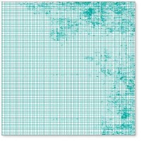 Transparent MINI GRAPH TEAL BLUE - Hambly