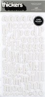 Thickers LAX GLITTER White - American Crafts