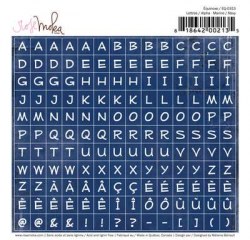 Stickers alphabet MARINE - Rose Moka