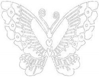 Transparent Carefree - Papillon BLANC - Heidi Swapp
