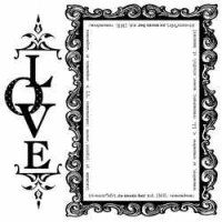 Transparent Narrative antique Frame - Creative imaginations