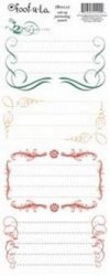 Rub-on Bella journaling - Autumn leaves