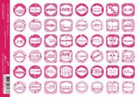 Stickers Quand tu souris FRAMBOISE - Sultane