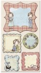 Chipboards tissu JACK AND JILL - Prima