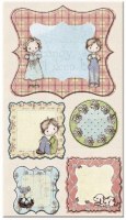 Chipboards tissu JACK AND JILL - Prima