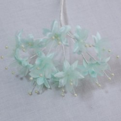 Bouquet 12 branches BABYS BREATH AQUA