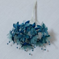 Bouquet 12 branches BABYS BREATH TURQUOISE